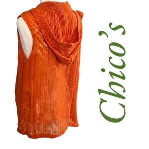 Chico’s Sz 2/Lg Net Vest